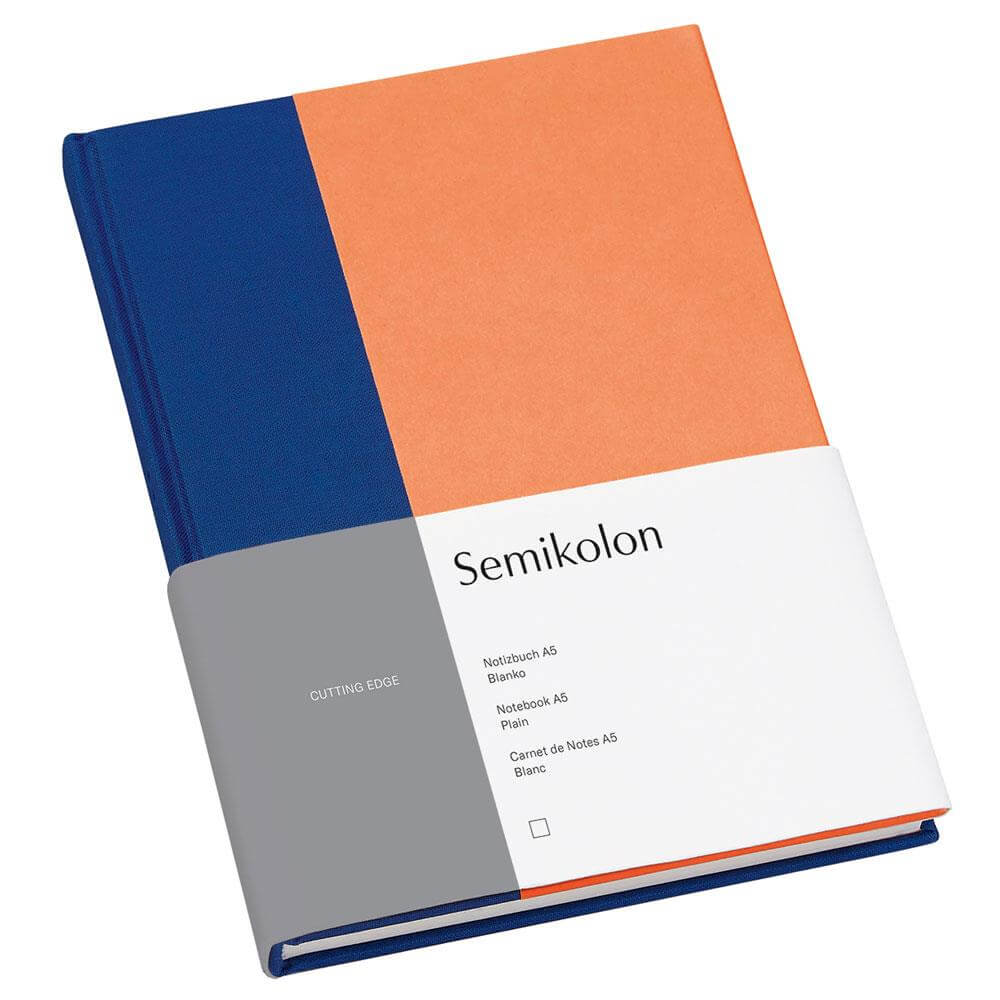 Semikolon Cutting Edge Plain Paper A5 Notebook